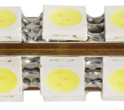 2 Lampadine LED a siluro 44 mm 3000 K